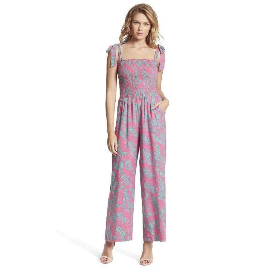 公式販売 ジェシカシンプソン Jessica Simpson レディース オールインワン ジャンプスーツ ワンピース ドレス Romie Smock Jumpsuit Marine Green Banana Leaves 直営通販 Www Superavila Com