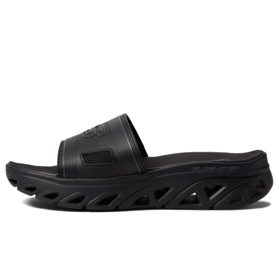 スケッチャーズ Skechers メンズ サンダル スポーツサンダル シューズ 靴 Glide Step Sport Sandal Black 想像を超えての