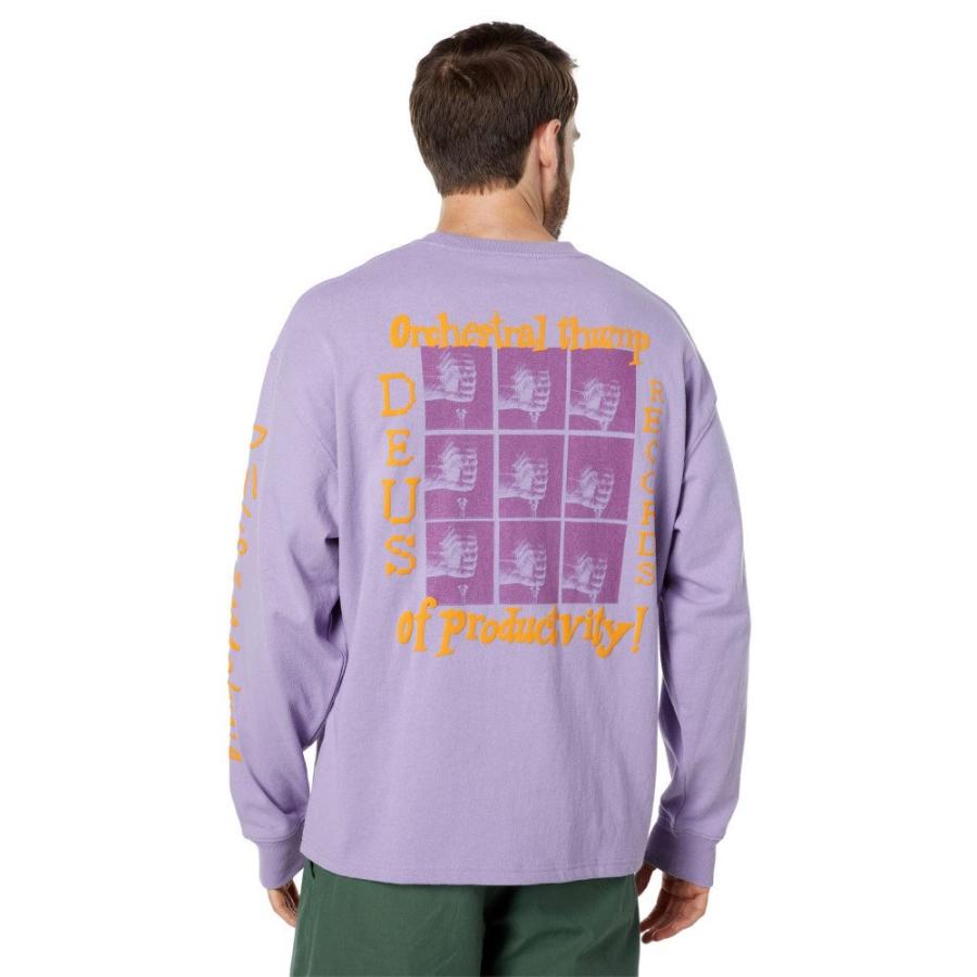 メンズファッション 可愛すぎるフェミニンデザイン デウス エクス マキナ Deus Ex Machina メンズ 長袖tシャツ トップス Thump Long Sleeve Tee Purple Haze Ai9svko96n Wamegofamilyworshipcenter Org