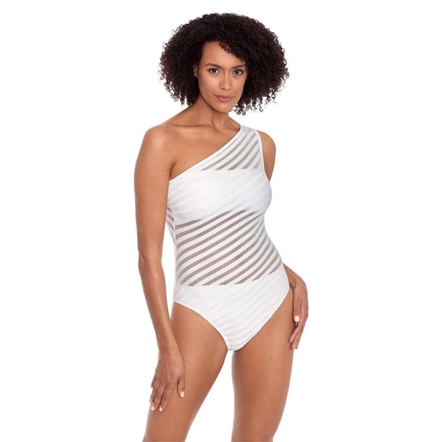 初回限定 Lauren ローレン ラルフ レディース ワンピース ローレン ラルフ Lauren Ralph Lauren Ralph White One Piece Shoulder One Mesh Ottoman 水着 ビーチウェア ワンピース レディース Lauren 水着 Kasmed Uz