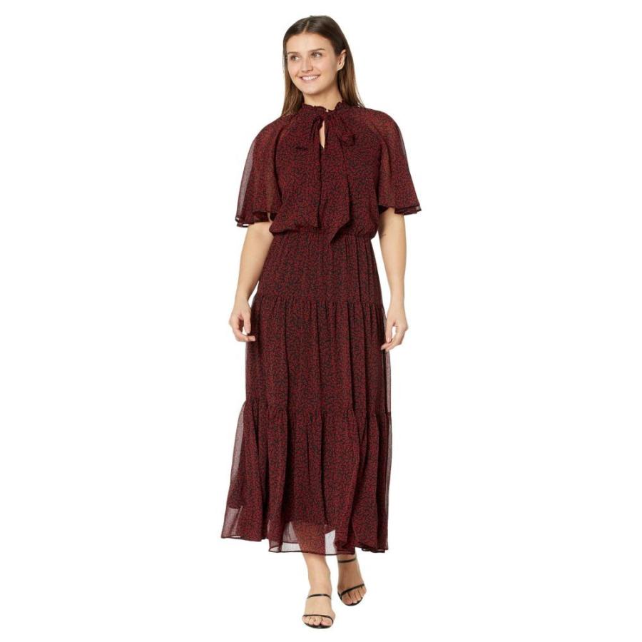 最新入荷 Lauren Ralph Lauren ラルフ ローレン ワンピース レディース ラルフ ローレン Lauren Ralph Lauren レディース ワンピース ボタニカル柄 ワンピース ドレス Leaf Print Georgette Dress Lipstick Red Black ワンピース チュニック