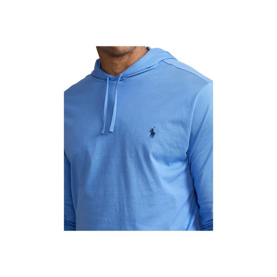最適な材料 Big Lauren Ralph Polo ローレン ラルフ Tall Blue Island Harbor T Shirt Hooded Jersey Tall Big トップス 大きいサイズ パーカー メンズ パーカー サイズ 3xb