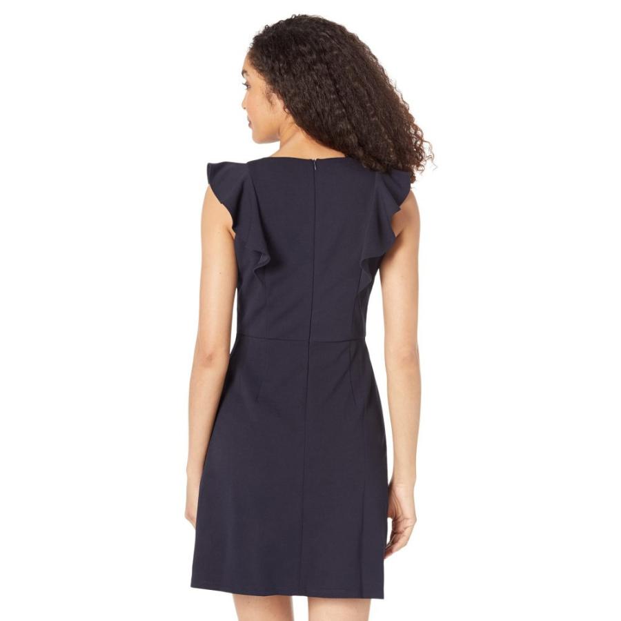 ドナ モルガン Donna Morgan レディース V Neck ワンピース Vネック ミニ丈 ワンピース ドレス Mini レディース Dress Sh2 9 Navy V Neck フェルマート Mini Ruffle Fermart 2号店