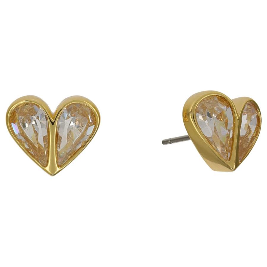 Kate Spade New York ケイト スペード イヤリング・ピアスケイト スペード Kate Spade New York レディース イヤリング・ピアス ハート Rock Solid Stone Small Heart Studs-Boxed Earrings Clear/Gold