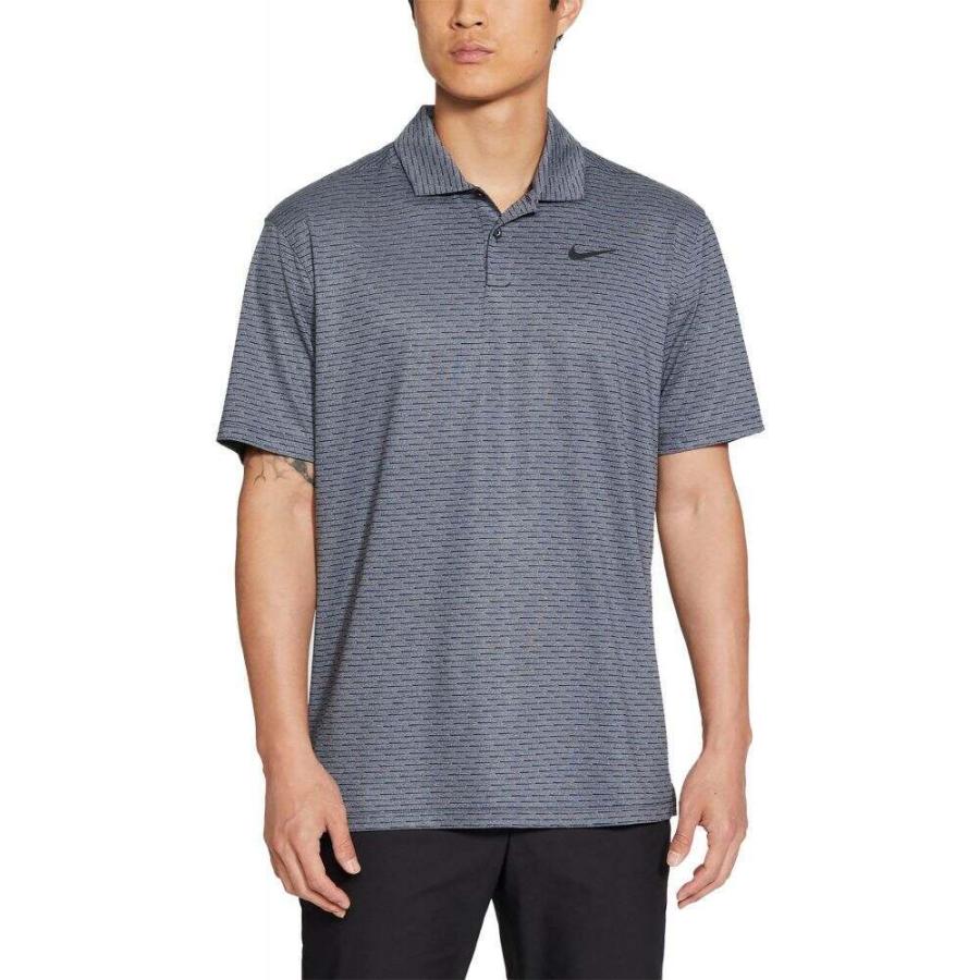 おすすめ品 残り１点 サイズ M ナイキ Nike メンズ ゴルフ トップス ドライフィット ポロシャツ Dri Fit Vapor Striped Golf Polo Obsidian 日本在庫あり Superavila Com