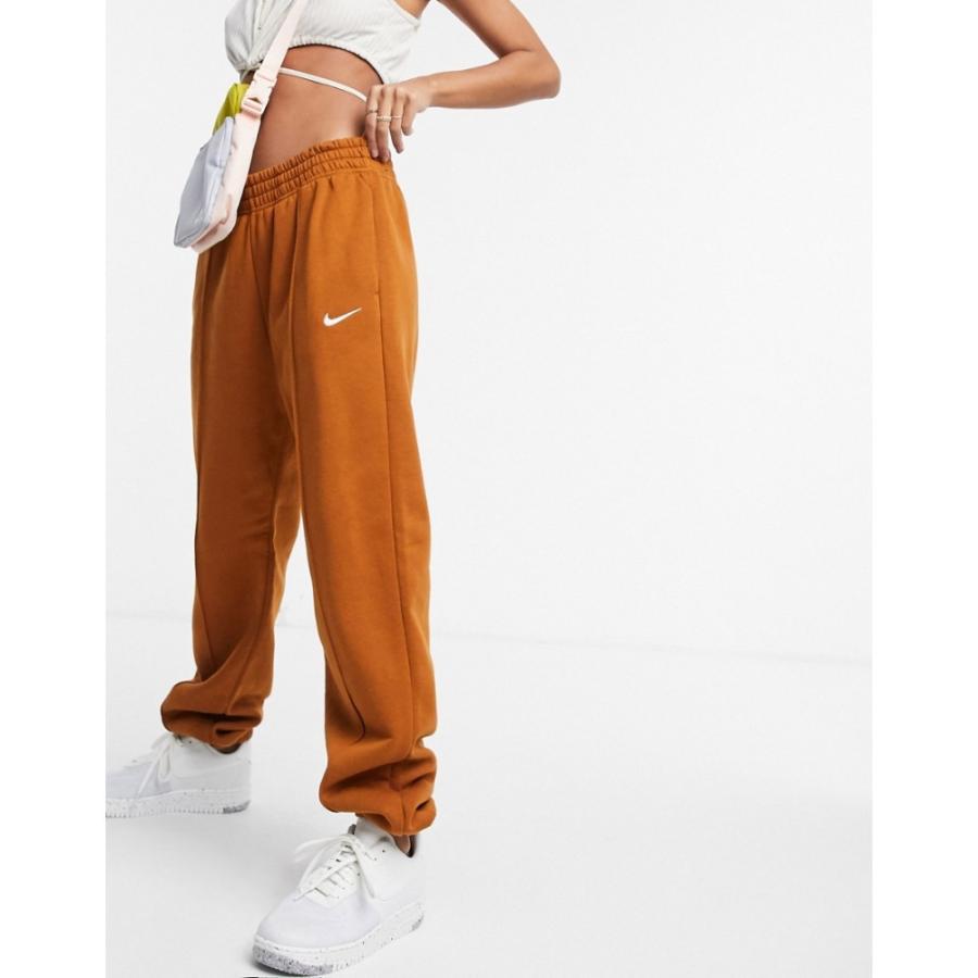 残り１点 サイズ 2xl ナイキ Nike レディース ボトムス パンツ ジョガーパンツ Mini Swoosh Oversized Joggers In Tawny Brown ベージュ St92 Ap フェルマート Fermart 2号店 通販 Yahoo ショッピング