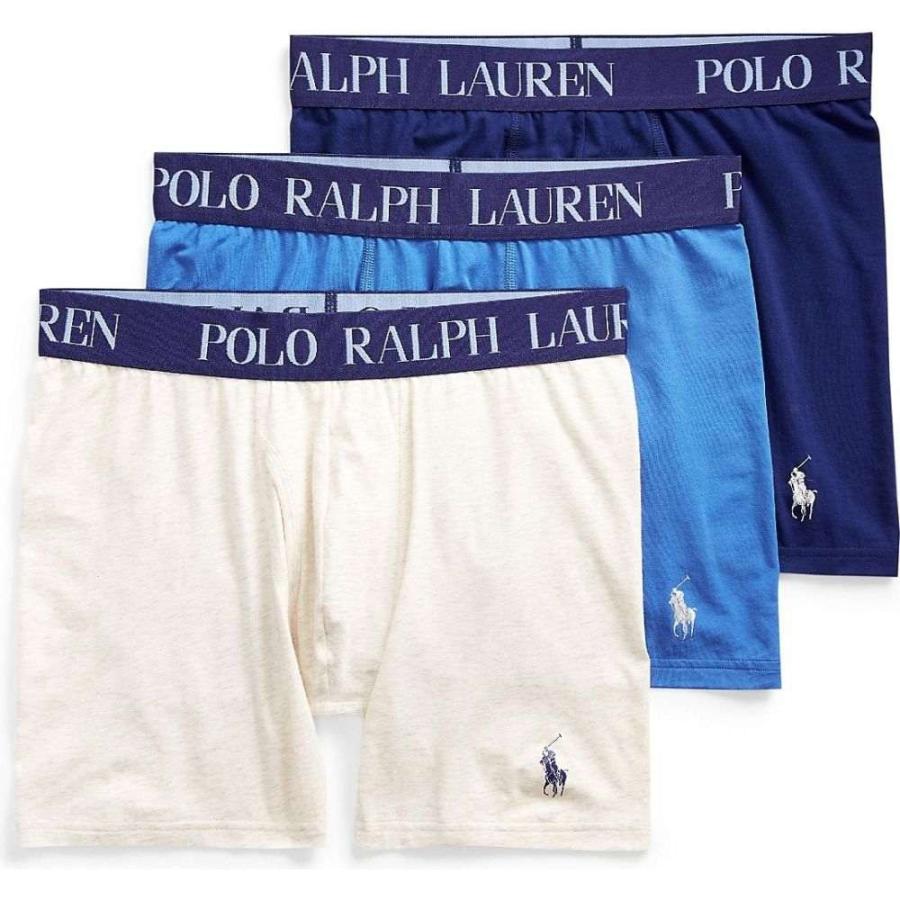 500円引きクーポン ボクサーパンツ メンズ Lauren Ralph Polo ローレン ラルフ メンズ ボクサーパンツ ローレン ラルフ Lauren Ralph Polo 3点セット White Iris Royal 3 Pack Brief Boxer Cotton Stretch 4d Flex インナー 下着 下着 靴下 部屋着 Juliabaird Me