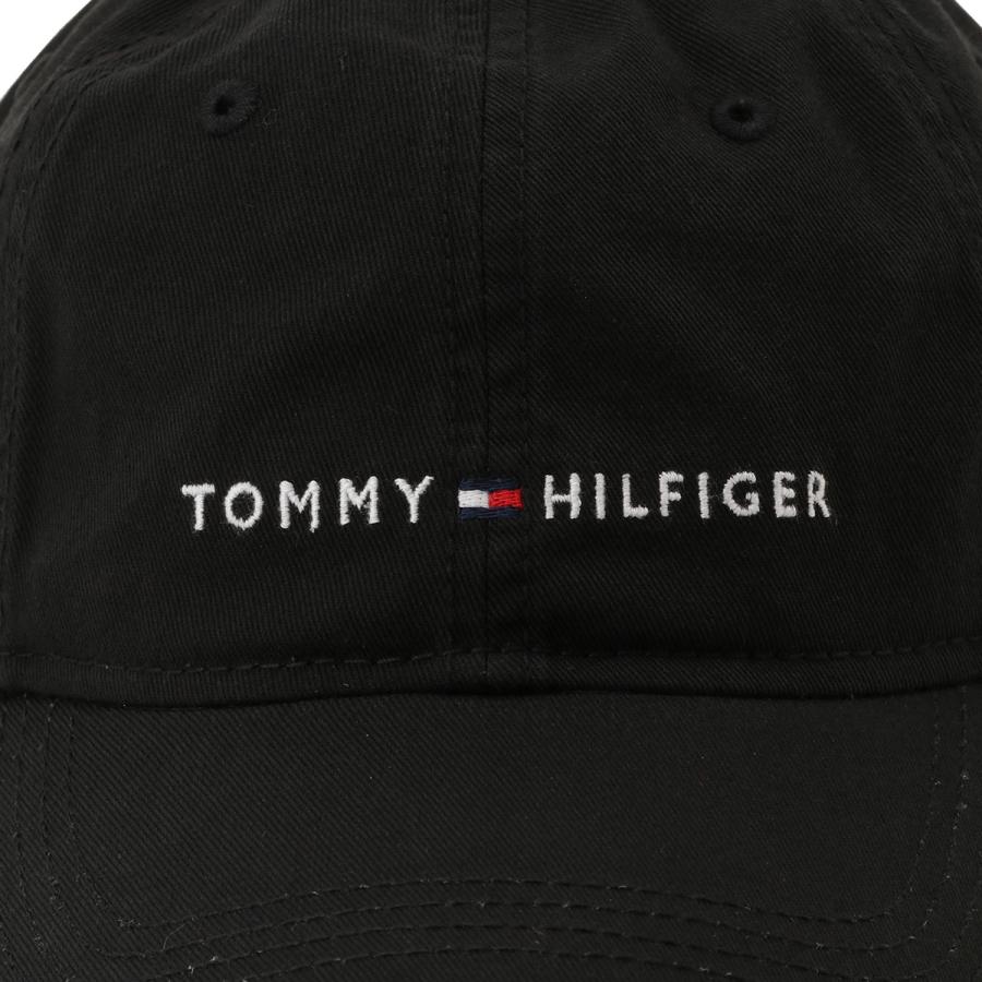 【即納】トミー ヒルフィガー Tommy Hilfiger ユニセックス キャップ 帽子 AM HILFIGER LOGO CAP 6941823 Deep Black ロゴ スナップバック ローキャップ｜fermart2-store｜04