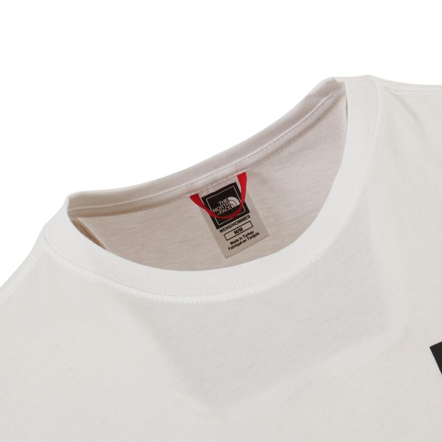 【即納】ザ ノースフェイス The North Face メンズ Tシャツ トップス S/S FINE TEE NF00CEQ5LA91 WHITE/BLACK 半袖 ハーフドーム ボックス ロゴ｜fermart2-store｜04