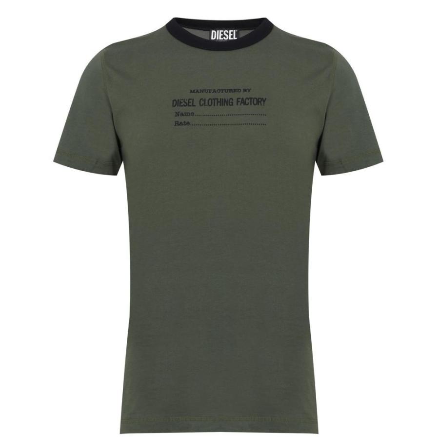 diesel green t shirt