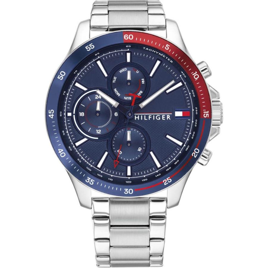 トミー ヒルフィガー Tommy Hilfiger ユニセックス 腕時計 Multi Coloured Bezel Stainless Steel  Watch Silver/Blue :ap2-ff05f89cd3:フェルマート fermart 3号店 - 通販 - Yahoo!ショッピング