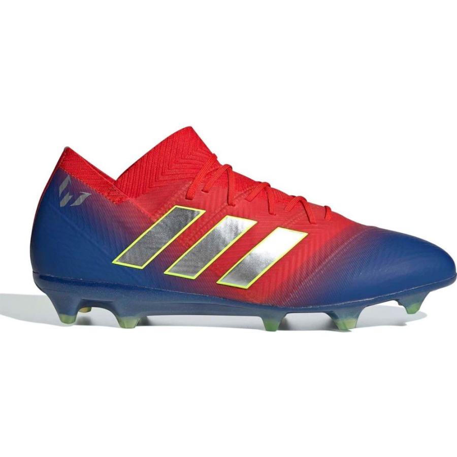 アウトレット送料無料 アディダス Adidas メンズ サッカー ブーツ シューズ 靴 Nemeziz Messi 18 1 Fg Football Boots Red Silver Blue 年最新海外 Zoetalentsolutions Com