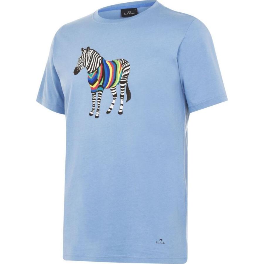 ポールスミス Ps Paul Smith メンズ Tシャツ トップス Zebra Print T Shirt Light Bluea Ap2 Ff09eef3b8 フェルマート Fermart 3号店 通販 Yahoo ショッピング