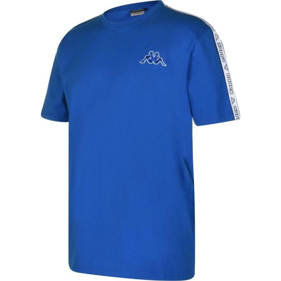 カッパ Kappa メンズ Tシャツ トップス Tape T Shirt Blue :ap2-ff0be6d59e:フェルマート fermart  3号店 - 通販 - Yahoo!ショッピング
