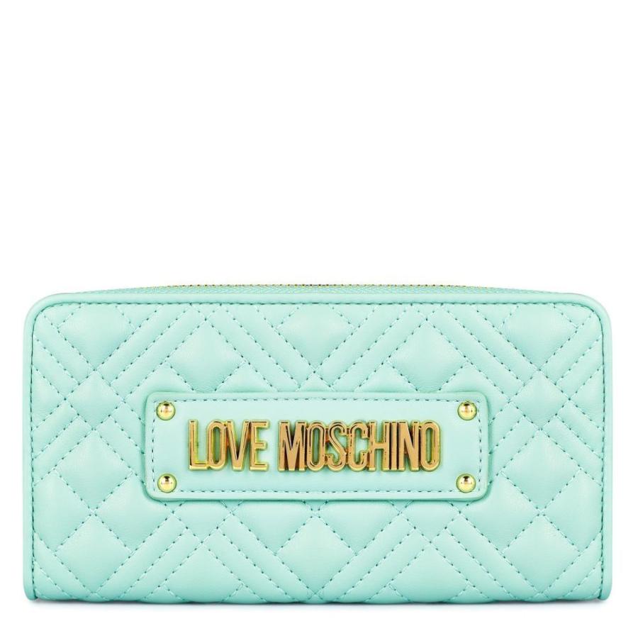 モスキーノ Love Moschino レディース その他財布 財布 Super Purse Q Zip Mint Zip Around Green Fermart