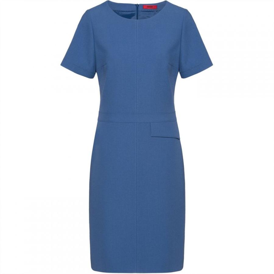 千葉激安 ヒューゴ ボス Boss レディース ワンピース ワンピース ドレス Katara Open Blue 買いネット Www Superavila Com