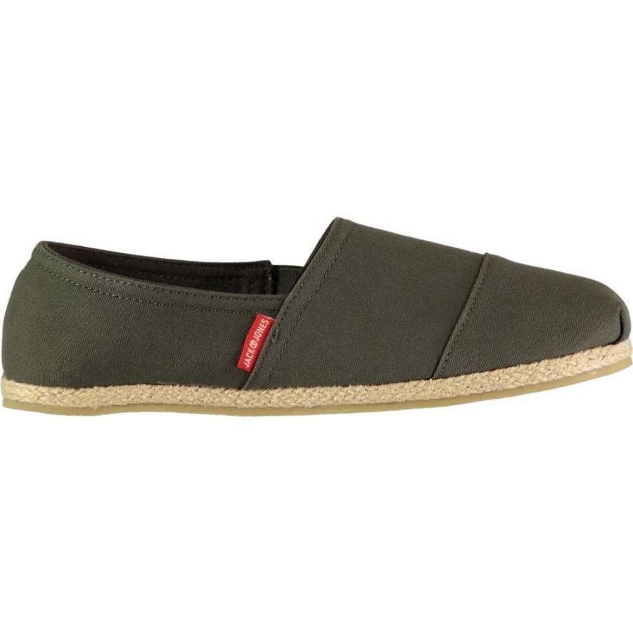 無料長期保証 ジャック ジョーンズ Jack And Jones メンズ エスパドリーユ シューズ 靴 Espadrille Canvas Shoes Olive Night 激安の Clinilab Net