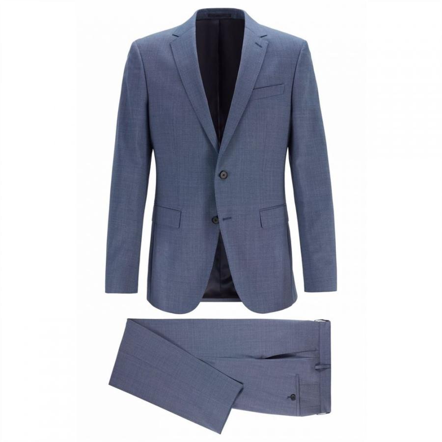 ヒューゴ ボス Boss Suit メンズ スーツ ジャケット Open アウター Novan6 Ben2 Ben2 Suit Open Blue Ap2