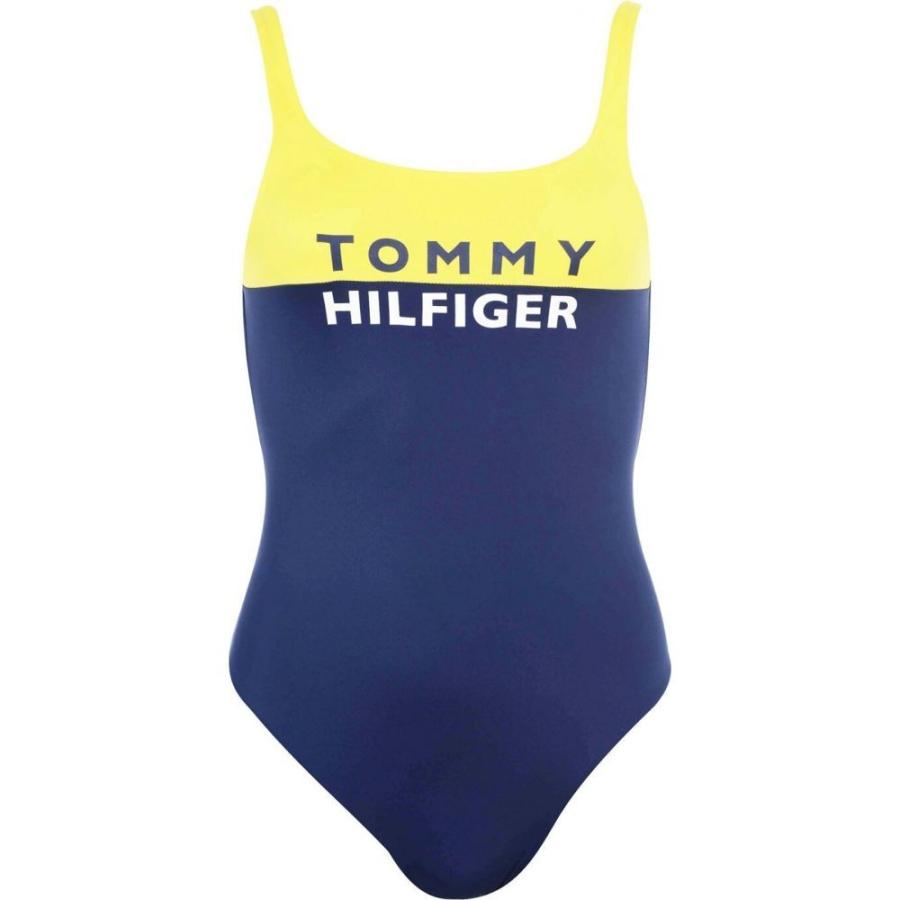 送料無料 トミー ヒルフィガー Tommy Bodywear レディース ワンピース 水着 ビーチウェア Bold One Piece Swimsuit Bold Yellow Zgt 新作モデル Gnxqw Beeweb Red Io