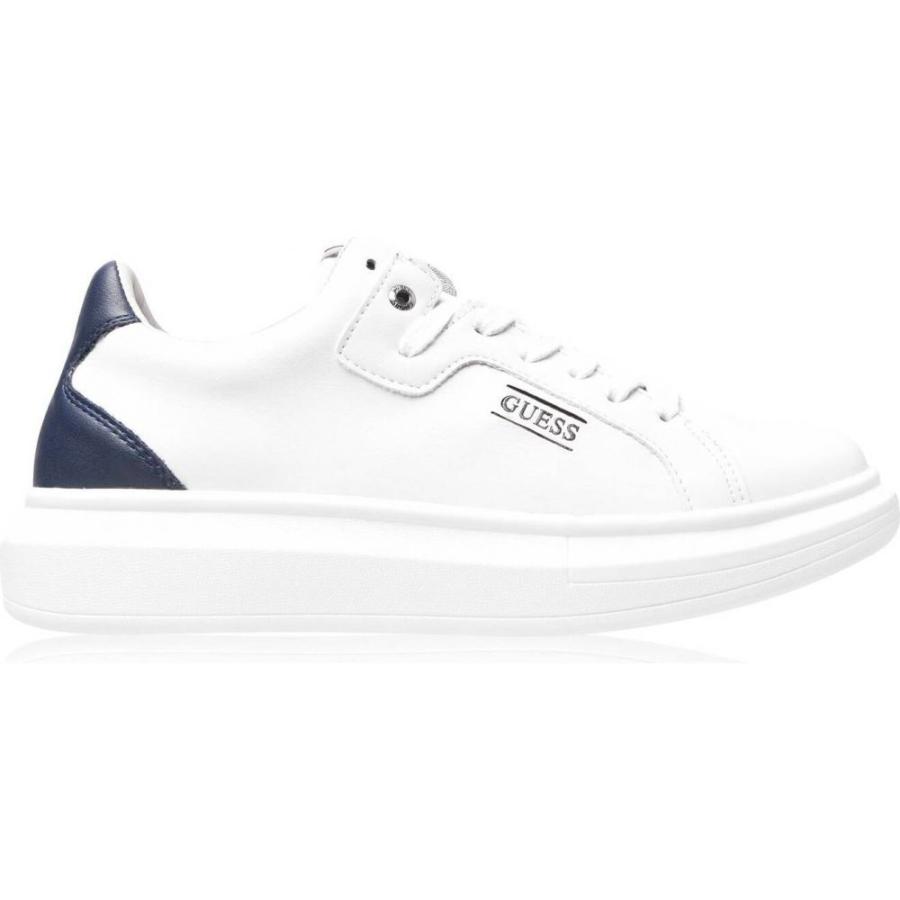 安い 店舗 大阪 ゲス Guess メンズ シューズ 靴 Salemo Trainers White Blue 代引き手数料無料 Shirleyryan Ca