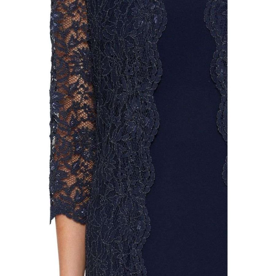 世界の Gina Navy Dress Lace And Crepe Dailyn ワンピース ドレス ワンピース レディース Bacconi Gina バッコーニ ジーナ レディース ワンピース バッコーニ ジーナ Bacconi ワンピース チュニック Veterancar Nl