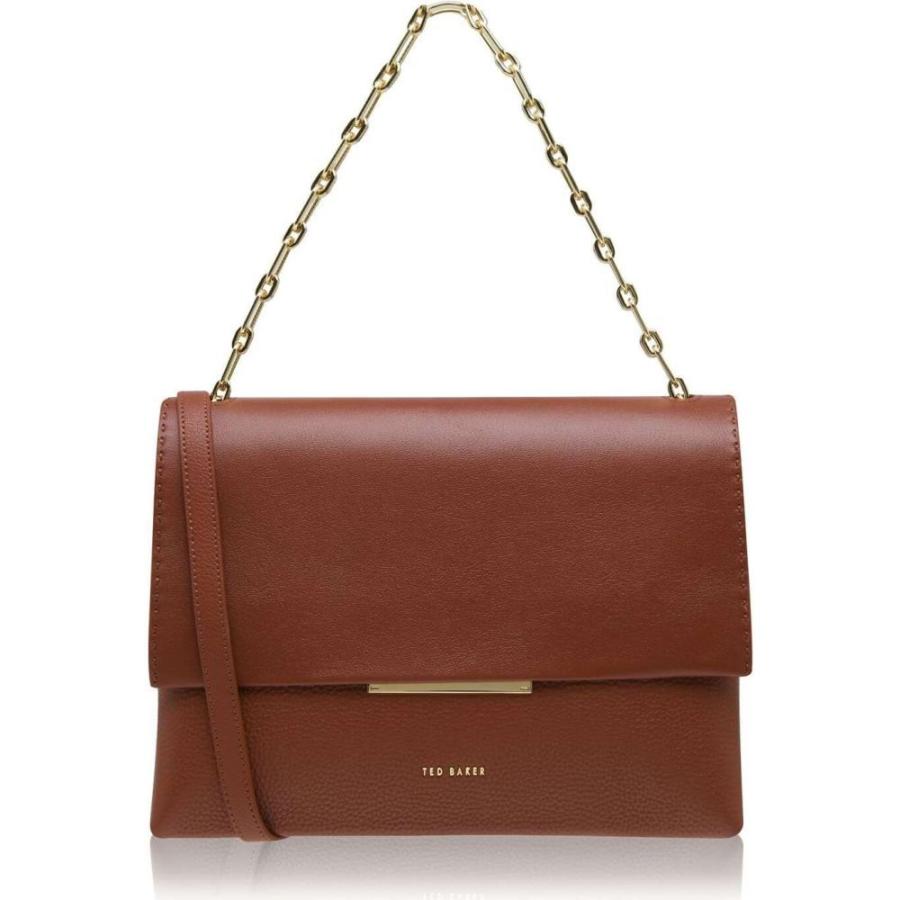 正規販売代理店 テッドベーカー Ted Baker レディース ショルダーバッグ バッグ Diaana Soft Leather Shoulder Bag Dark Tan ランキング1位獲得 Skylanceronline Com