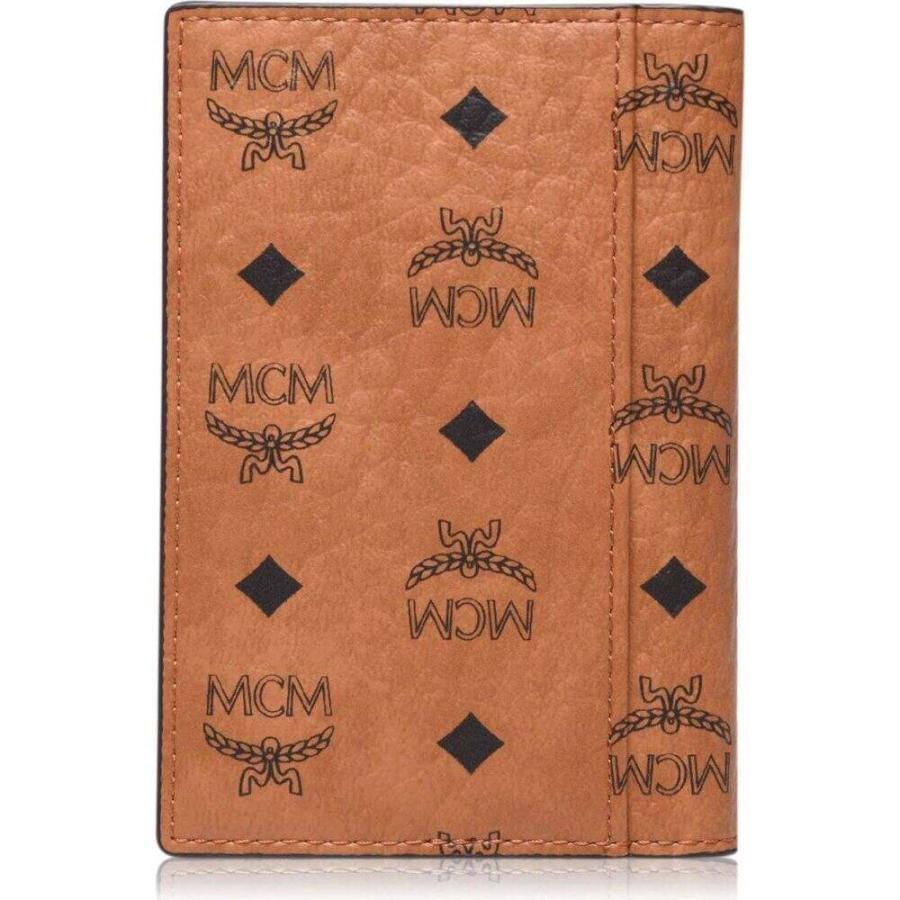 21年秋冬新作 Mcm エムシーエム メンズ カードケース 名刺入れ エムシーエム Mcm メンズ Cognac Holder Card Fold Visetos カードホルダー カードケース 名刺入れ 財布