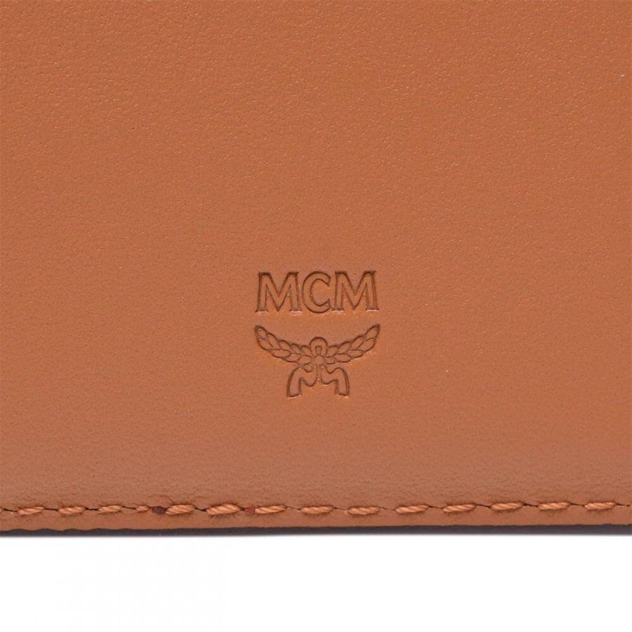 21年秋冬新作 Mcm エムシーエム メンズ カードケース 名刺入れ エムシーエム Mcm メンズ Cognac Holder Card Fold Visetos カードホルダー カードケース 名刺入れ 財布