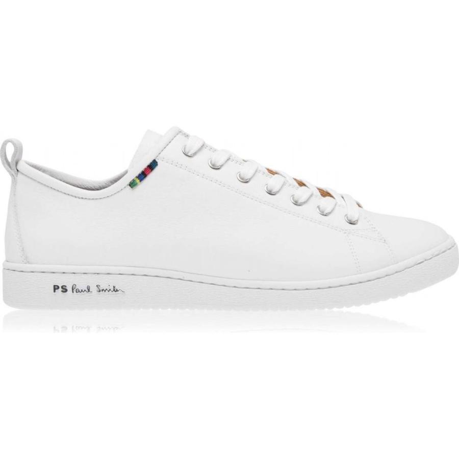 在庫限り ポールスミス Ps By Paul Smith メンズ スニーカー シューズ 靴 Miyata Trainers White 高質で安価 Www Kslcity Com My