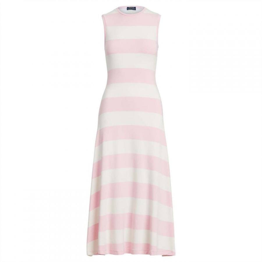 卸し売り購入 ワンピース レディース Lauren Ralph Polo ローレン ラルフ レディース ワンピース ローレン ラルフ Lauren Ralph Polo ミドル丈 Strpe Pink Deck Ld12 Drss Midi Tank Polo ワンピース ドレス ワンピース チュニック