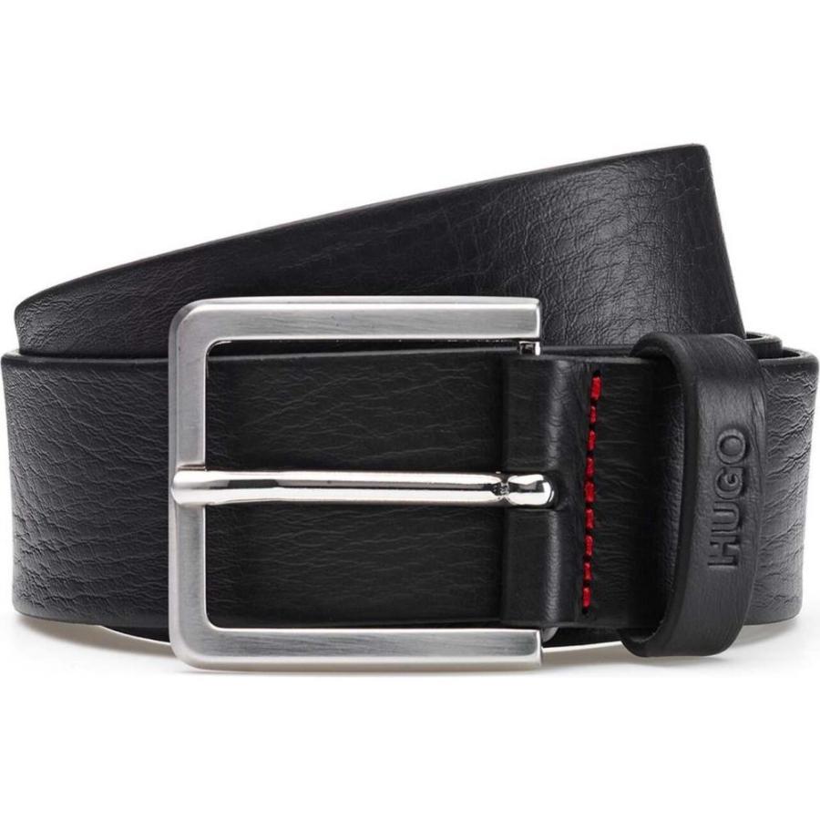 もらって嬉しい出産祝い ベルト メンズ Hugo ボス ヒューゴ ファッション小物 メンズ ベルト ボス ヒューゴ Hugo Gionios Black Sn00 Belt 財布 帽子 ファッション小物