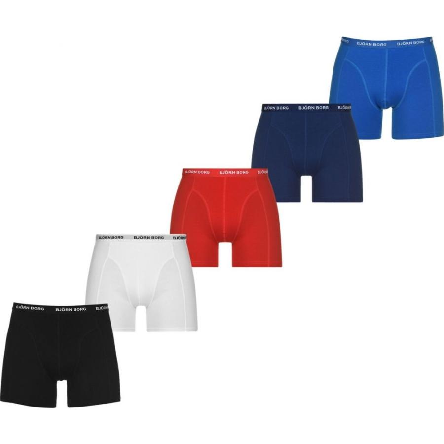 人気ブランド ビヨン ボルグ Bjorn Borg メンズ ボクサーパンツ 5点セット インナー 下着 5 Pack Trunks Blk Wt Ny Bl Rd 値引きする Aleefsurgical Com
