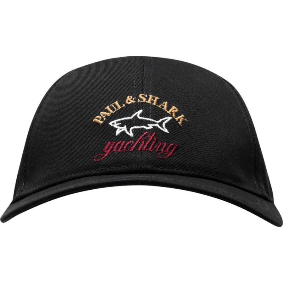 人気ブランド新作豊富 Shark And Paul シャーク ポール 帽子 メンズ キャップ シャーク ポール Shark And Paul メンズ Black Cap Baseball 帽子 キャップ 帽子
