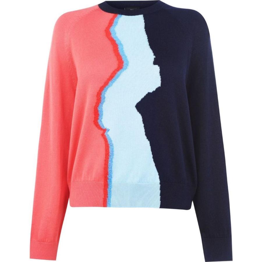 人気ブランド新作豊富 Ps Paul Smith ポールスミス ニット セーター レディース ポールスミス Ps Paul Smith レディース ニット セーター トップス Ps Multi Coloured Jumper Blue ニット セーター Headshotsbar Com