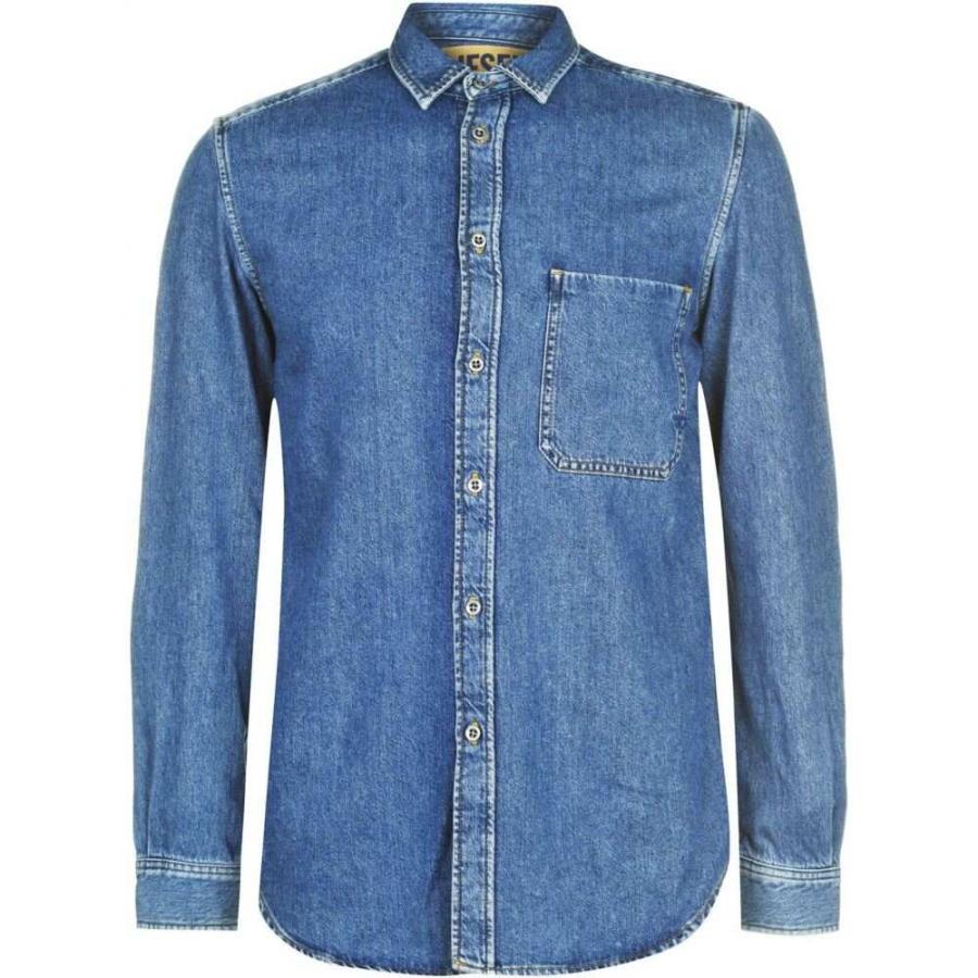 値引きする ディーゼル Diesel メンズ シャツ デニム トップス Denim Shirt Denim 激安の Mail Alrayan University Edu Ye