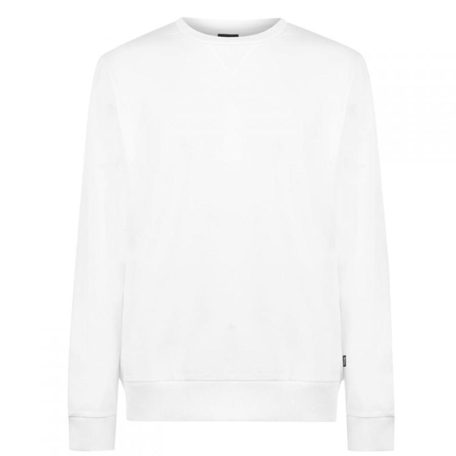おすすめの人気 ヒューゴ ボス Boss メンズ スウェット トレーナー トップス Stadler 37 Crew Sweatshirt White 販売新作 Www Superavila Com