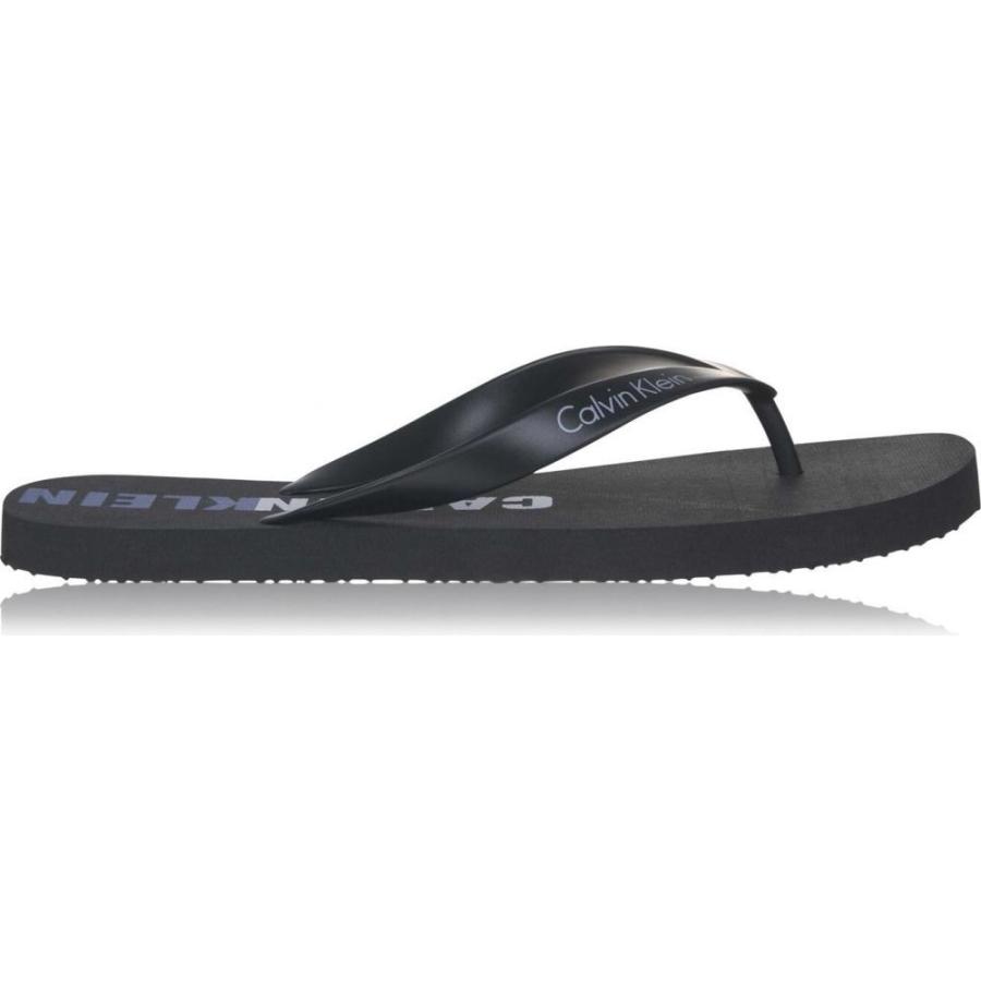 初売り Amsterdam シューズ 靴 ビーチサンダル メンズ Klein Calvin カルバンクライン メンズ ビーチサンダル カルバンクライン Klein Calvin Flip Black Blue Flop サンダル Dagl Tg