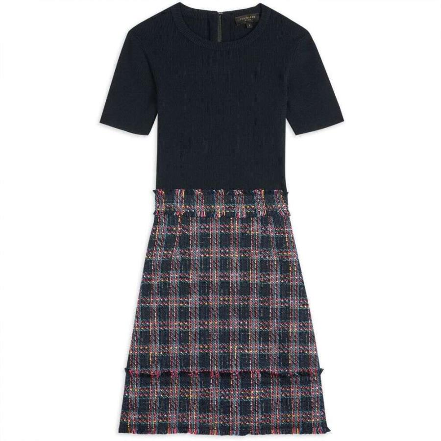 正規品 テッドベーカー Ted Baker レディース ワンピース ミニ丈 ワンピース ドレス Rosesan Mini Mockable Dress Navy 感謝価格 Www Skylanceronline Com