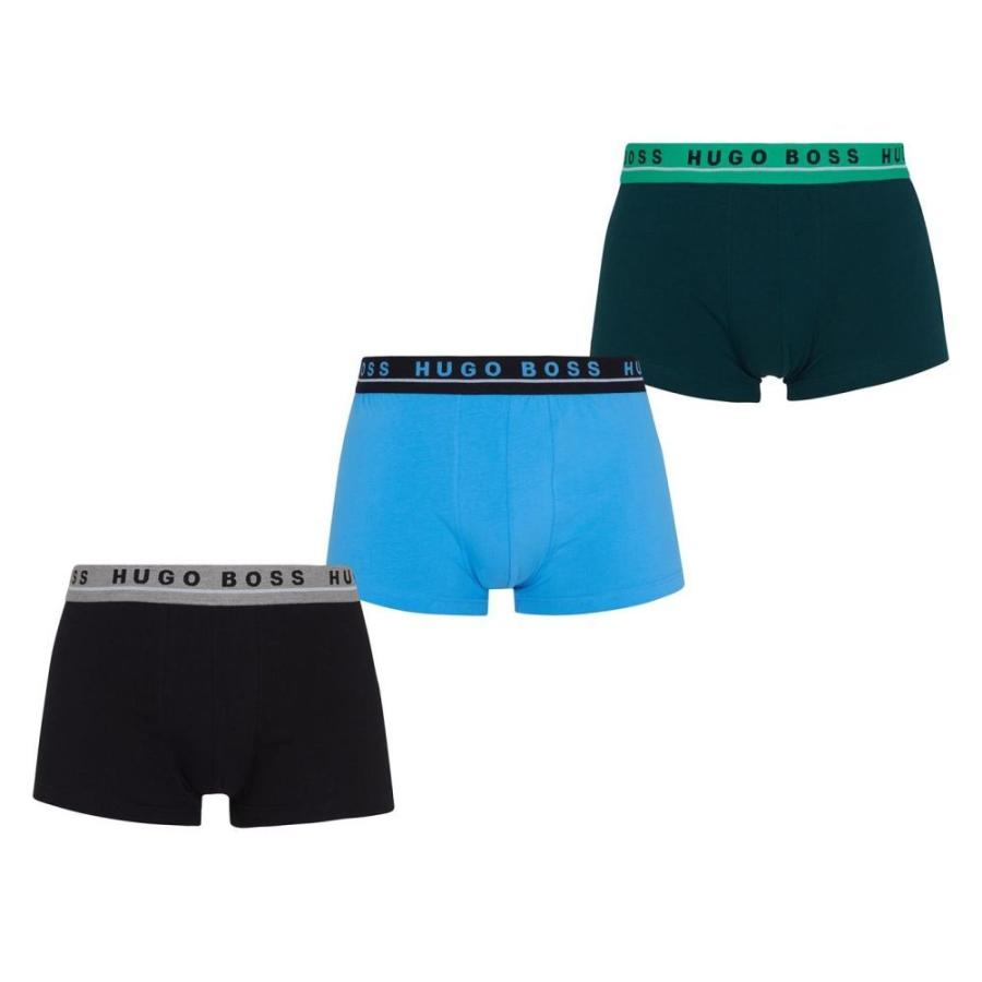 人気ブランドを ボス ヒューゴ Boss ボクサーパンツ Blk Blu Grn Trunks Boxer Logo Pack 3 Hugo インナー 下着 ボクサーパンツ メンズ Boss ボス ヒューゴ インナー 下着 メンズ 下着 靴下 部屋着 Smssvg Org