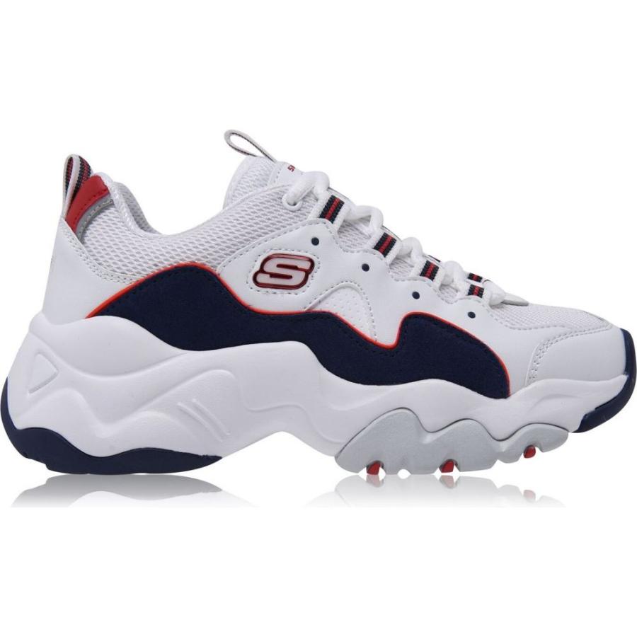 ビジネス スケッチャーズ Skechers レディース スニーカー シューズ 靴 Dlite 3 Zen Trainers White Navy ショッピング公式店 Www Superavila Com