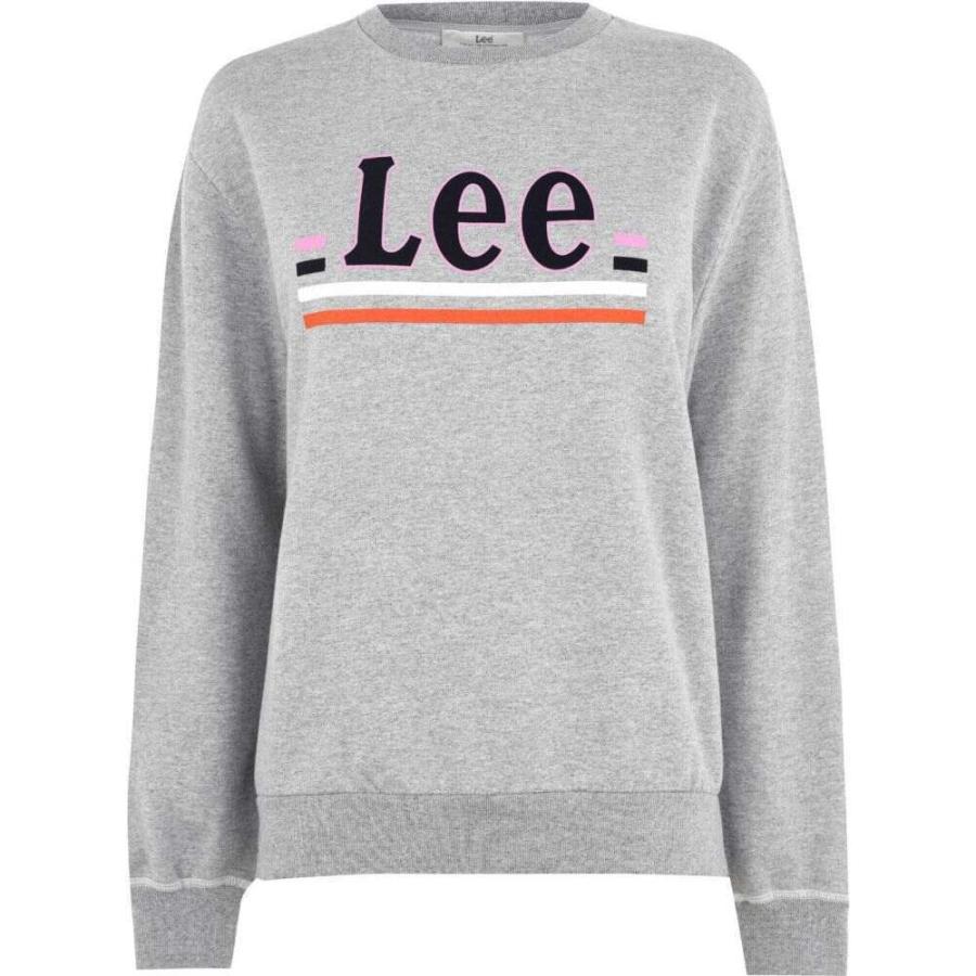 21年秋冬新作 リー トップス レディース スウェット トレーナー リー Jeans Lee Lee Grey Txmp Sweatshirt Logo トップス スウェット トレーナー レディース Jeans トップス Affaires Sociales Gouv Cg