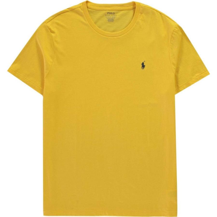 大流行中 ラルフ ローレン Polo Ralph Lauren メンズ Tシャツ トップス Custom T Shirt Yellow 初回限定 Klientsoft Com