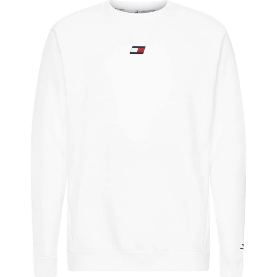 高品質 Tommy White Sweatshirt Logo Flag トップス スウェット トレーナー メンズ Sport Tommy トミーヒルフィガー スウェット トレーナー トミーヒルフィガー Sport トップス Dagl Tg