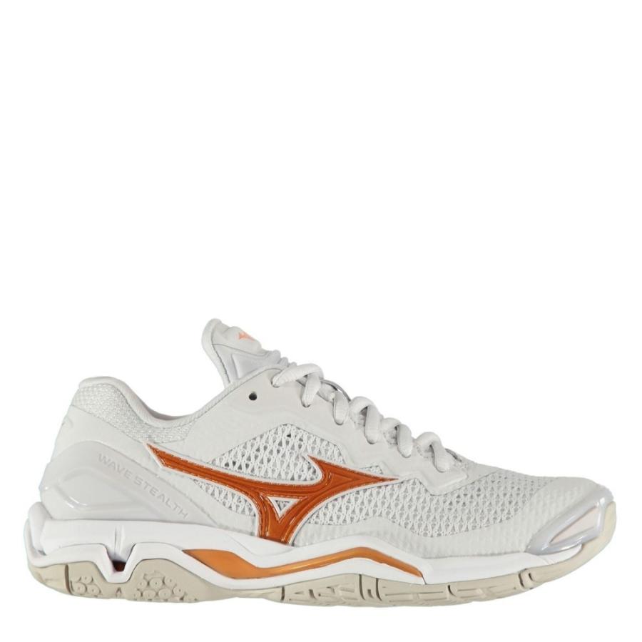 期間限定 Mizuno White Gold Trainers Netball V Stealth Wave シューズ 靴 スニーカー レディース Mizuno ミズノ シューズ 靴 レディース スニーカー ミズノ シューズ