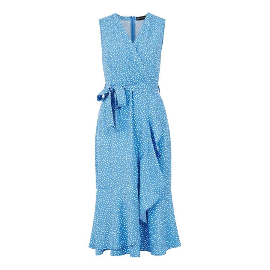 メラ Dress ロンドン Midi Mela London レディース ワンピース ラップドレス ミドル丈 ワンピース ドレス London Blue