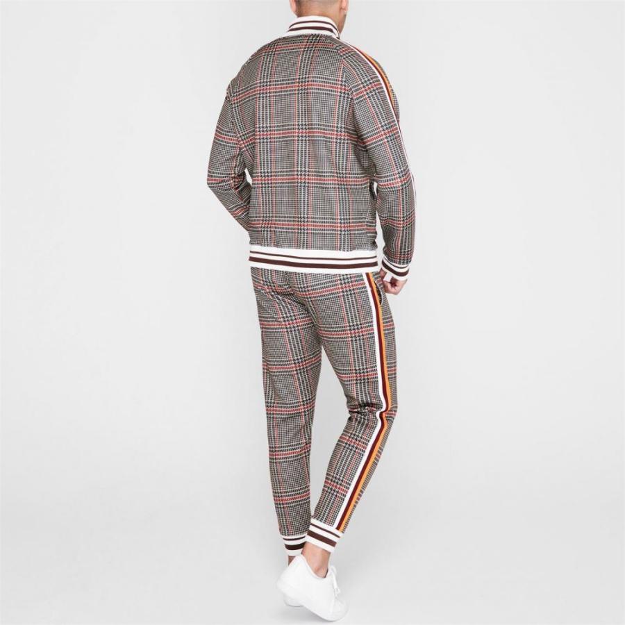 ロンズデール Lonsdale メンズ ジャージ アウター Gentlemen Tracksuit Beige Check :ap2