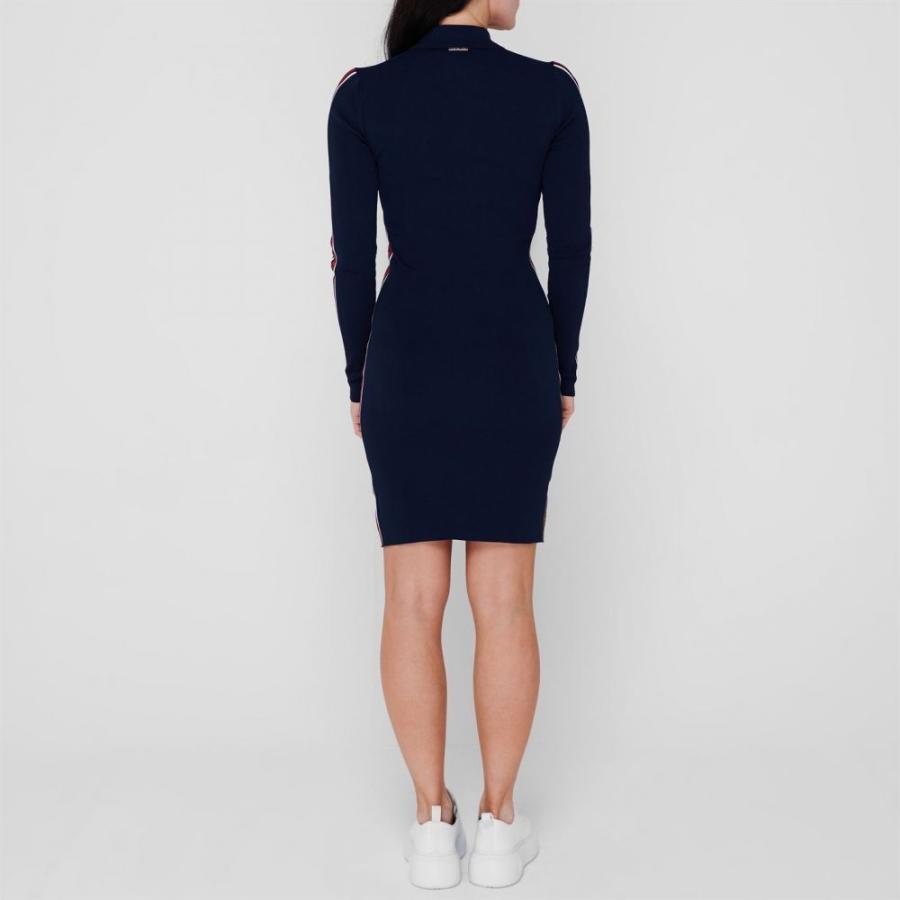 オープニングセール Kors Michael Michael コース マイケル レディース ワンピース コース マイケル Kors Michael Michael レディース Midnightblu Dress Polo Tape Sleeve Long Kors Michael Michael ワンピース ドレス ポロ ワンピース ワンピース チュニック