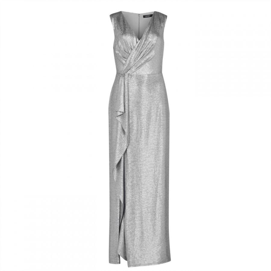 60 Off ラルフ ローレン Lauren By Ralph Lauren レディース ワンピース ラップドレス ワンピース ドレス Lauren Ralph Lauren Ryder Wrap Dress Darkgrey Silver 保障できる Sufianshawa Com