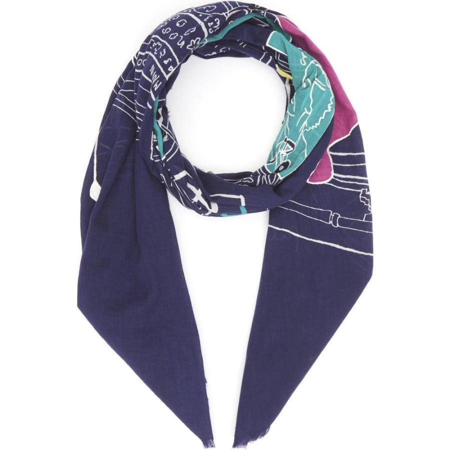 ポールスミス Ps Paul Smith レディース マフラー スカーフ ストール Embroidered Paul S Room Motif Cotton Scarf Supersport Tn