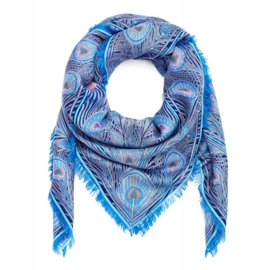 マフラー スカーフ ストール Hera レディース London リバティ X 140 Blue Liberty 140 Blend Blue 140 Cashmere Scarf